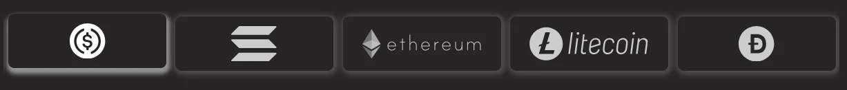 Icônes de paiement crypto FatBoss